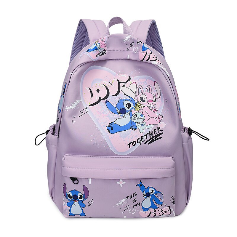 Stitch Backpack Lilo And Stitch Cute Cartoon Kids School Bag For Preschool Kindergarten Daily Lightweight Travel