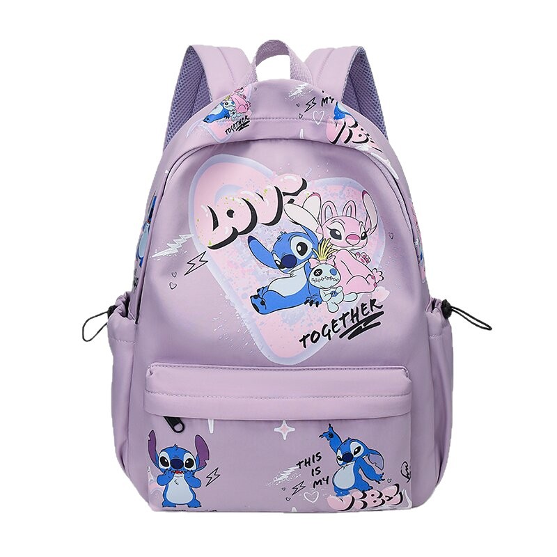 Stitch Backpack Lilo And Stitch Cute Cartoon Kids School Bag For Preschool Kindergarten Daily Lightweight Travel