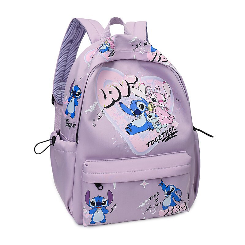 Stitch Backpack Lilo And Stitch Cute Cartoon Kids School Bag For Preschool Kindergarten Daily Lightweight Travel
