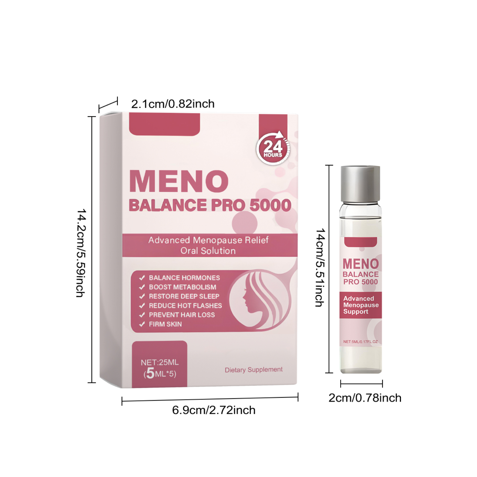 Oral Liquid Mild Nourishing Body Care Comfort Boost Daily Vitality Dietary Supplement Women