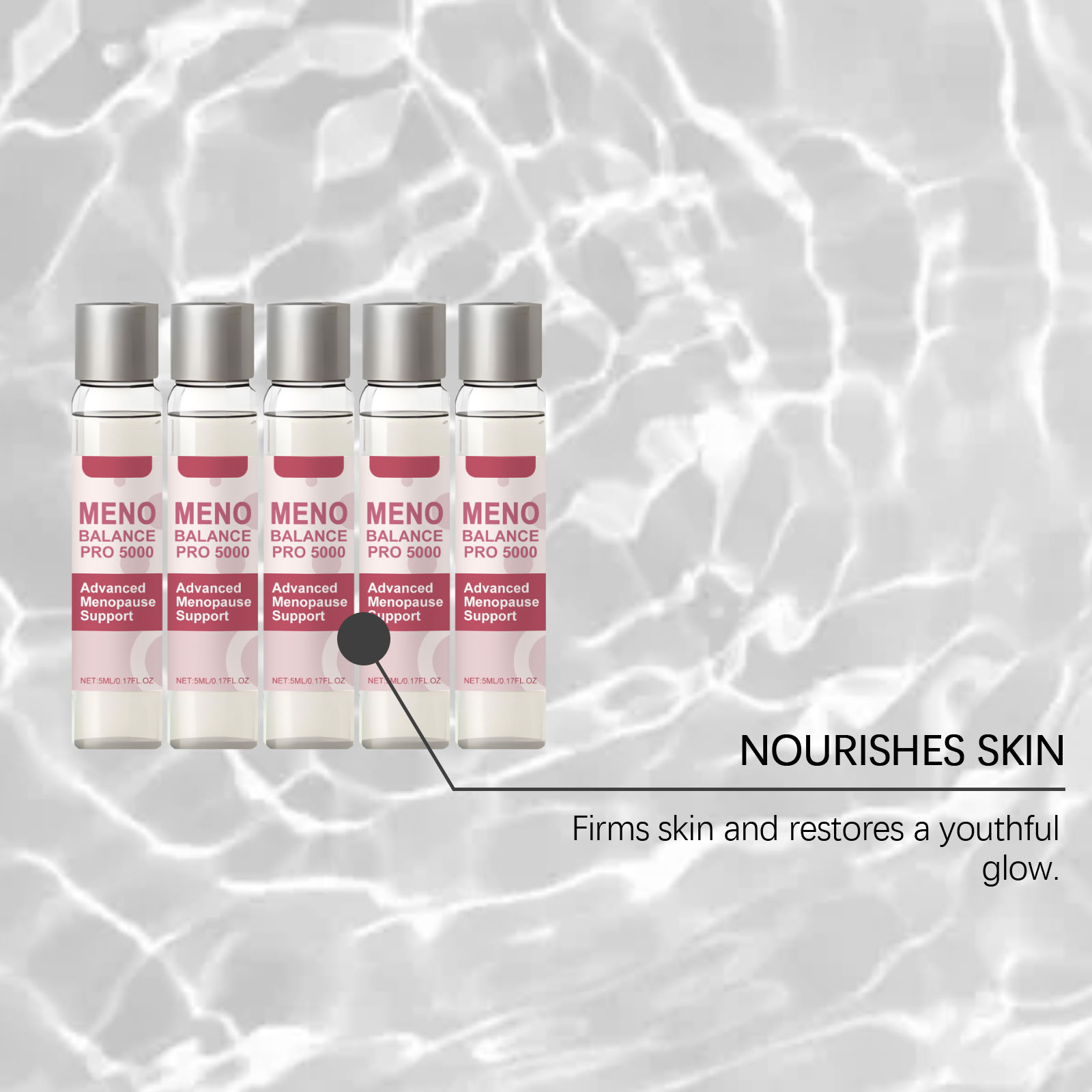Oral Liquid Mild Nourishing Body Care Comfort Boost Daily Vitality Dietary Supplement Women