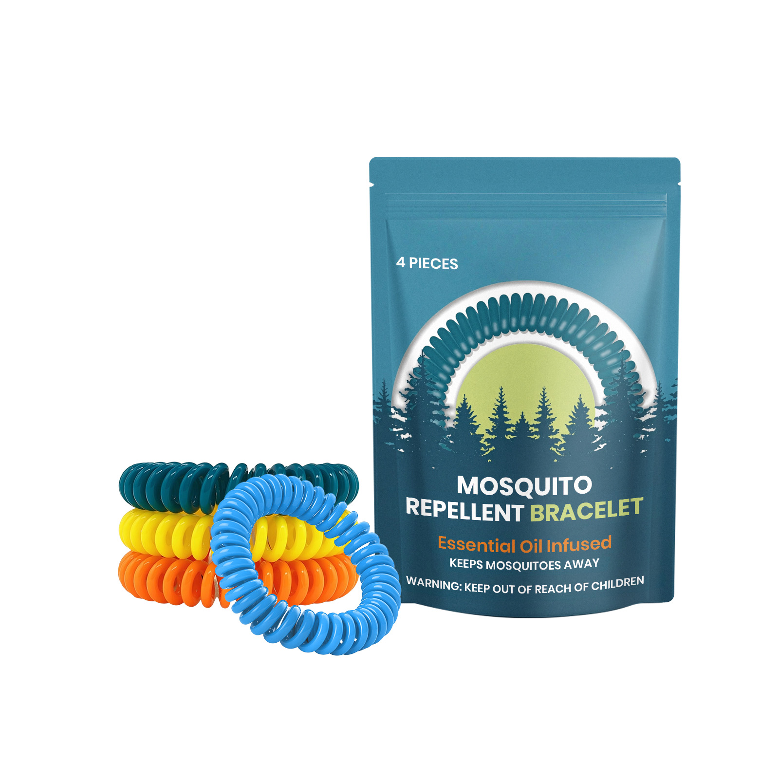 Mosquito Repellent Bracelet Mild Portable Light Match Shade Universal Home Outdoor Kid Adult