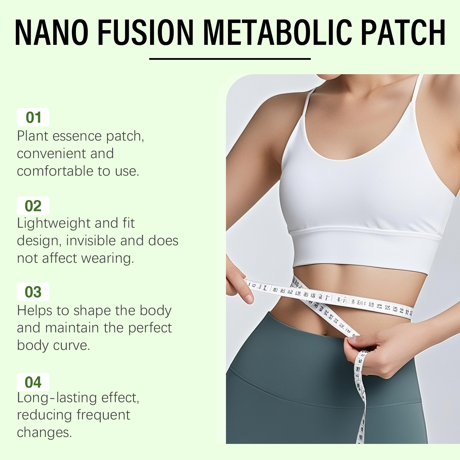 Body Care Patch Mild Gentle Soft Breathable Fabric Daily Light Care Fresh Easy Sticker
