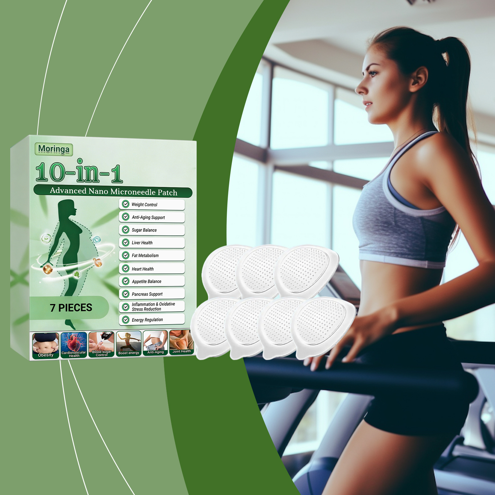 Body Care Patch Mild Gentle Soft Breathable Fabric Daily Light Care Fresh Easy Sticker