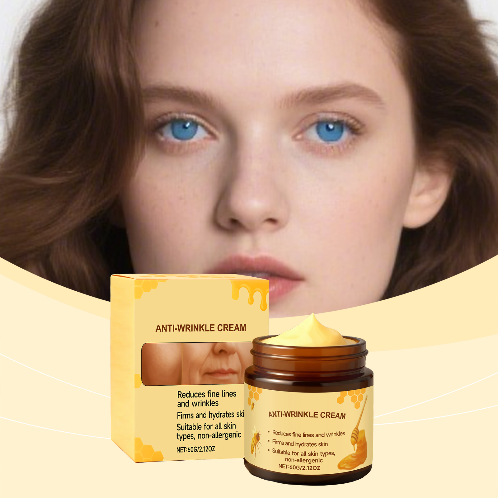 Bright Daily Eye Cream Moisturizing Elastic Soft Refreshing Fast Absorb Eye Skin Care