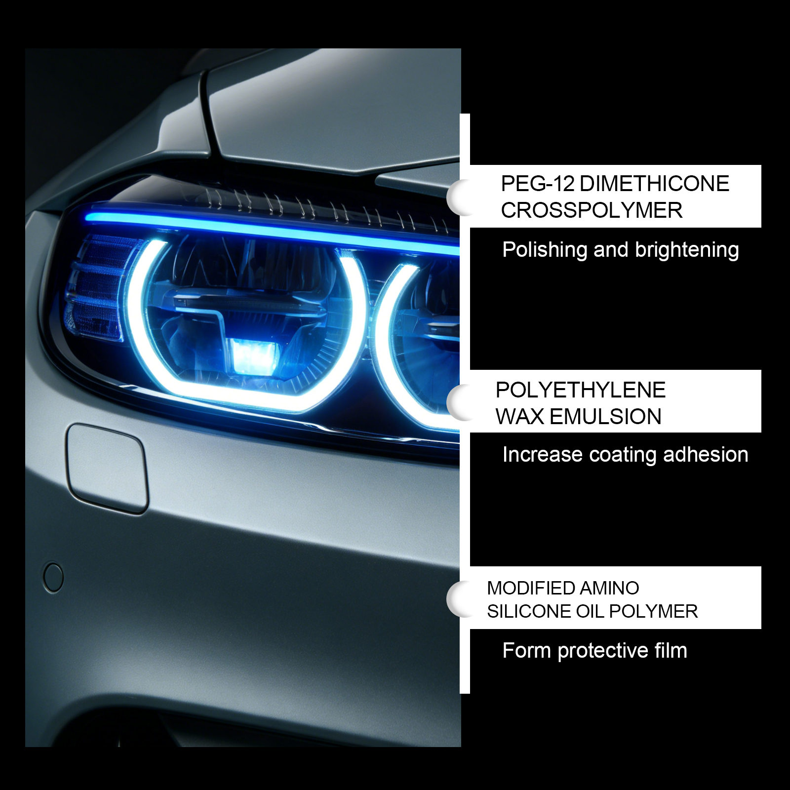 Car Headlight Repair Polishing Kit Boost Clarity Remove Yellowing Strengthen Coating Slow Aging For Auto Lamp