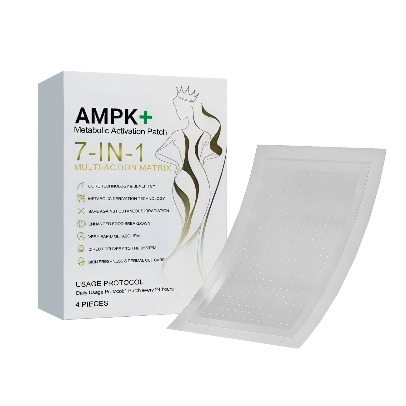 Body Care Patch Mild Care Body Skin Natural Breathable Skin Friendly Daily Lazy Body Portable Patch