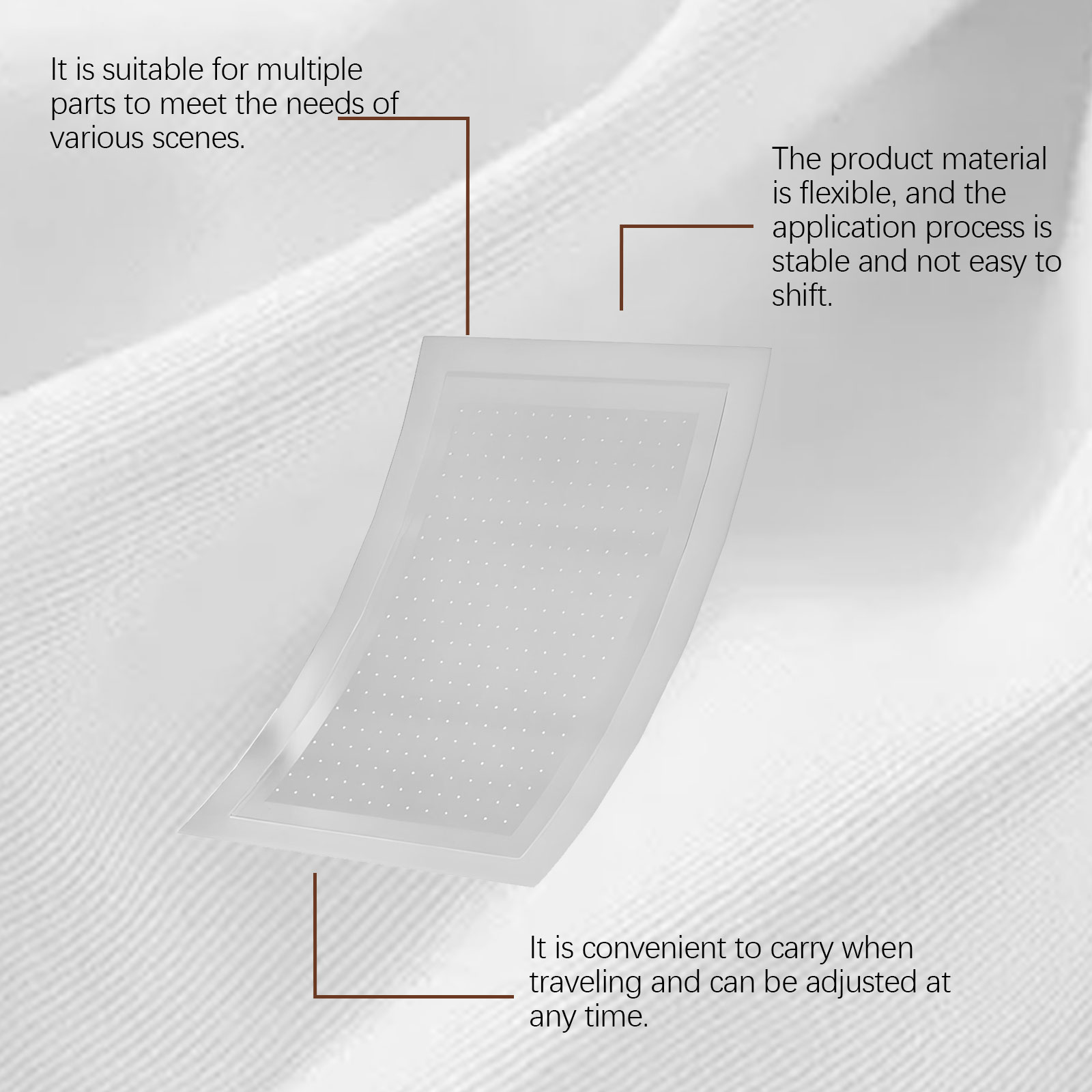 Body Care Patch Mild Care Body Skin Natural Breathable Skin Friendly Daily Lazy Body Portable Patch