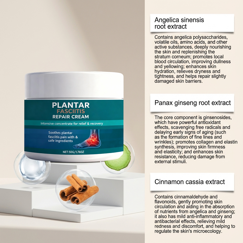 Foot Joint Care Cream Daily Mild Hydrating Moisturizing Refreshing Comfortable Massaging Smooth Skin