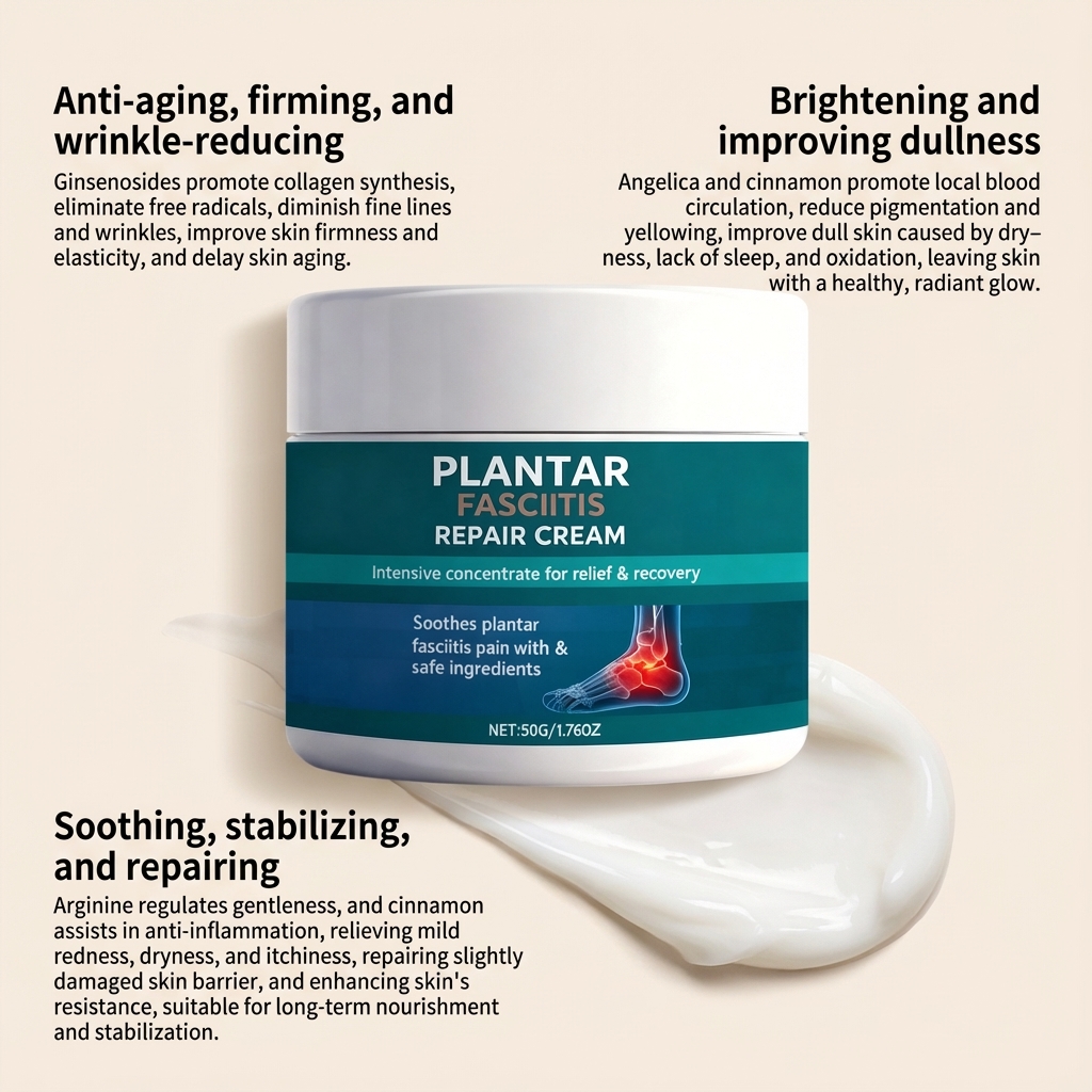 Foot Joint Care Cream Daily Mild Hydrating Moisturizing Refreshing Comfortable Massaging Smooth Skin