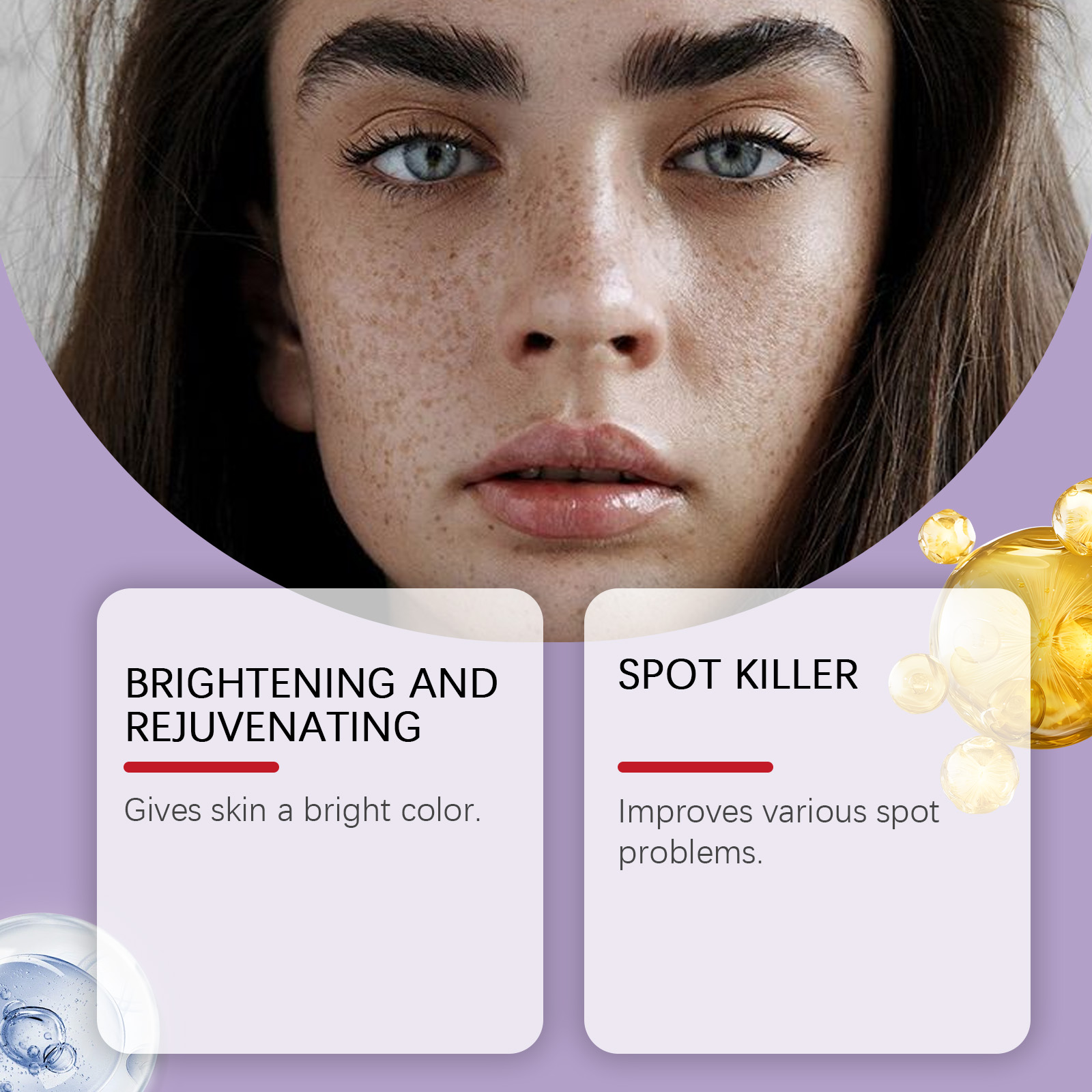 Retinol Freckle Cream Mild Care Facial Even Skin Tone Bright Hydrating Daily Nursing Face Lotion