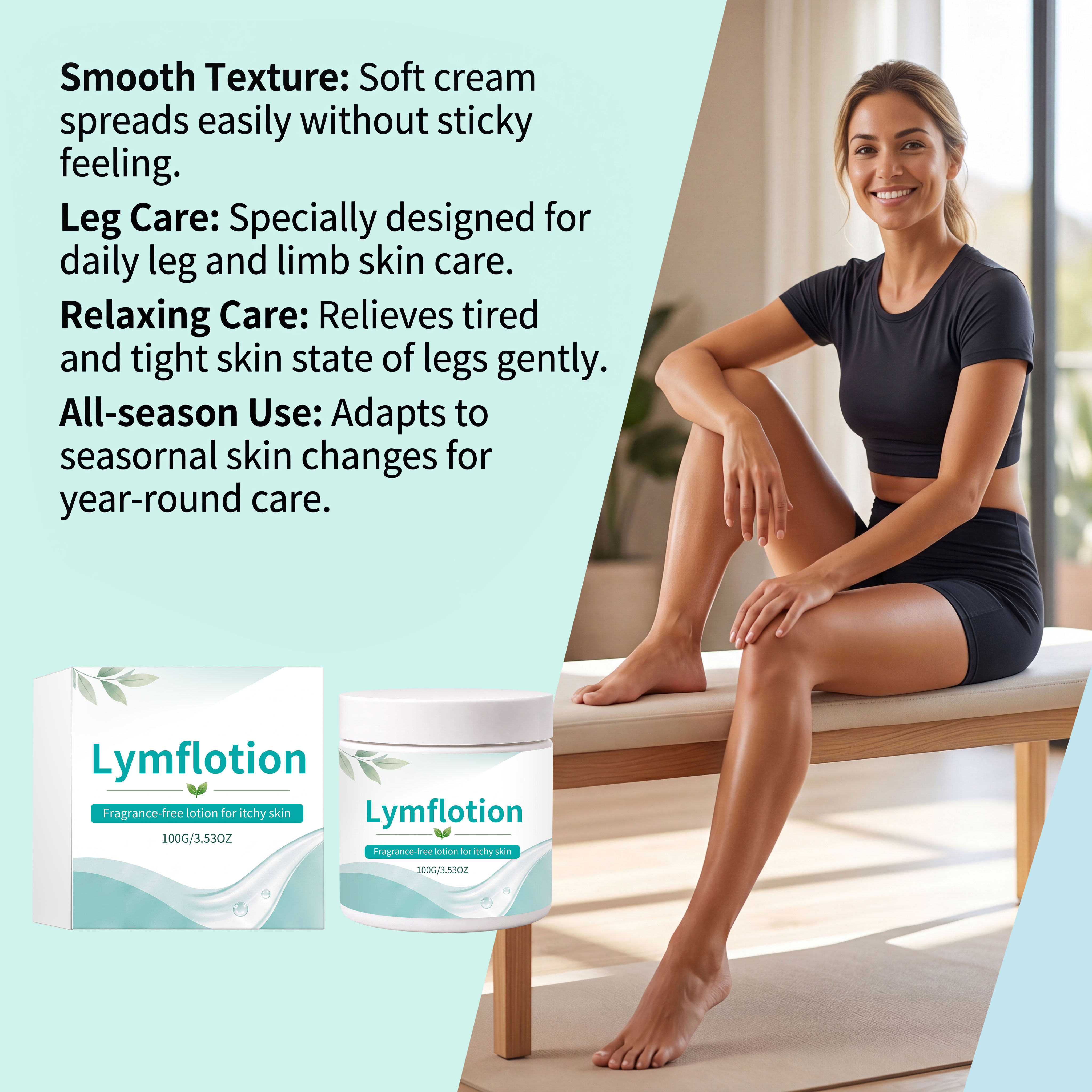 Soft Smooth Easy Spread Non Sticky Leg Foot Skin Care Comfortable Body Lotion