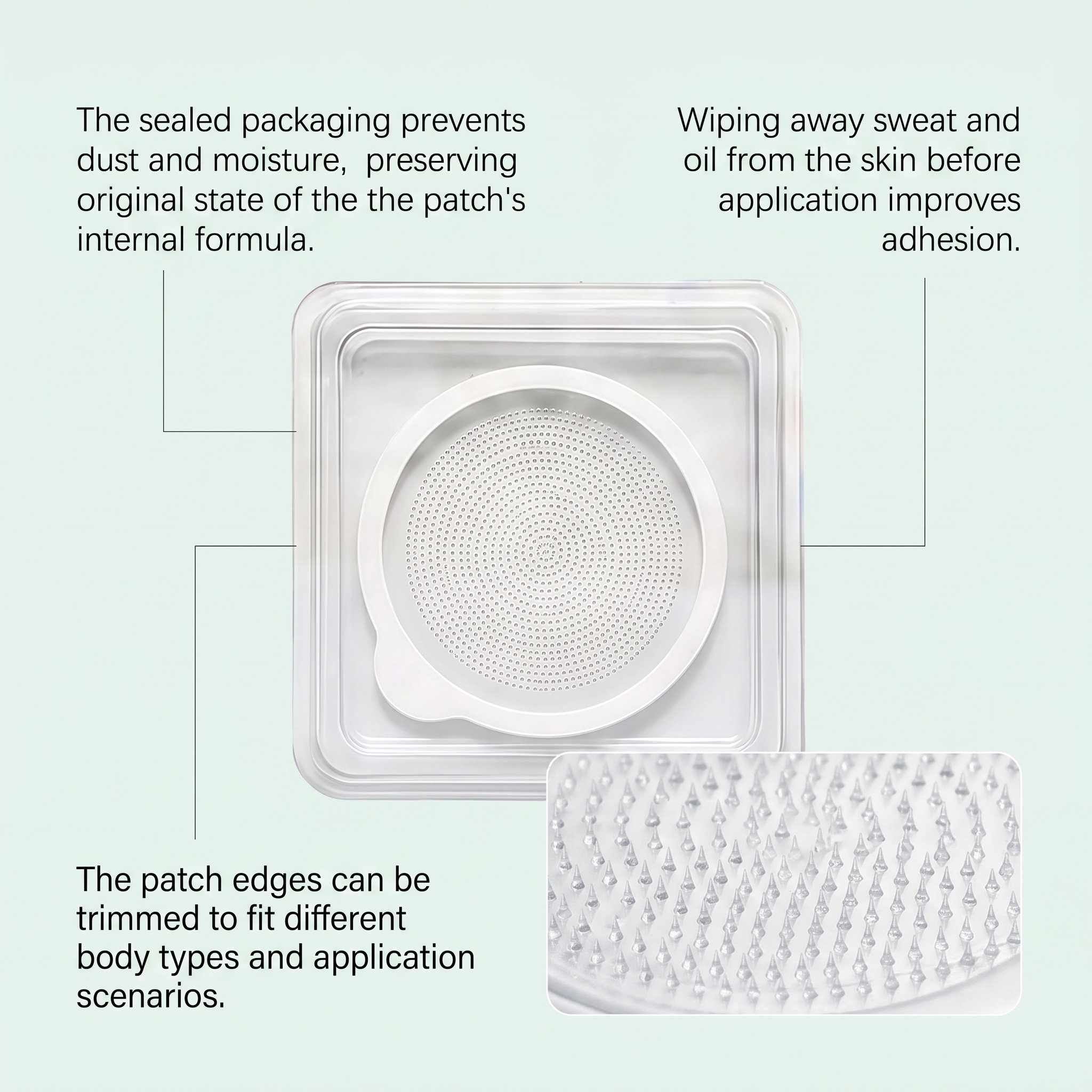 Body Care Patch Contains Plant Essence Thin Breathable Hydrating Fit Local Skin Moisturizing Gentle Care