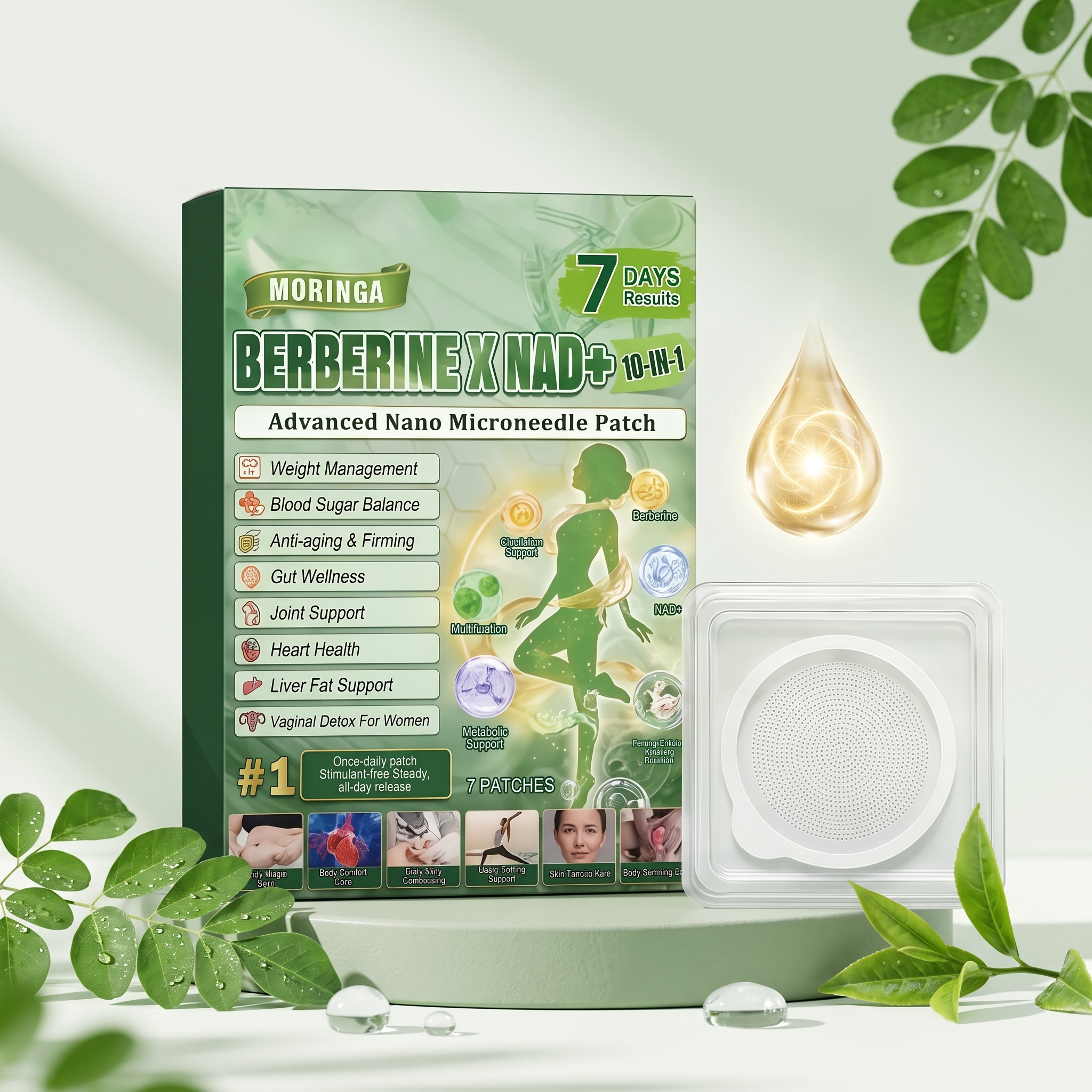 Body Care Patch Contains Plant Essence Thin Breathable Hydrating Fit Local Skin Moisturizing Gentle Care