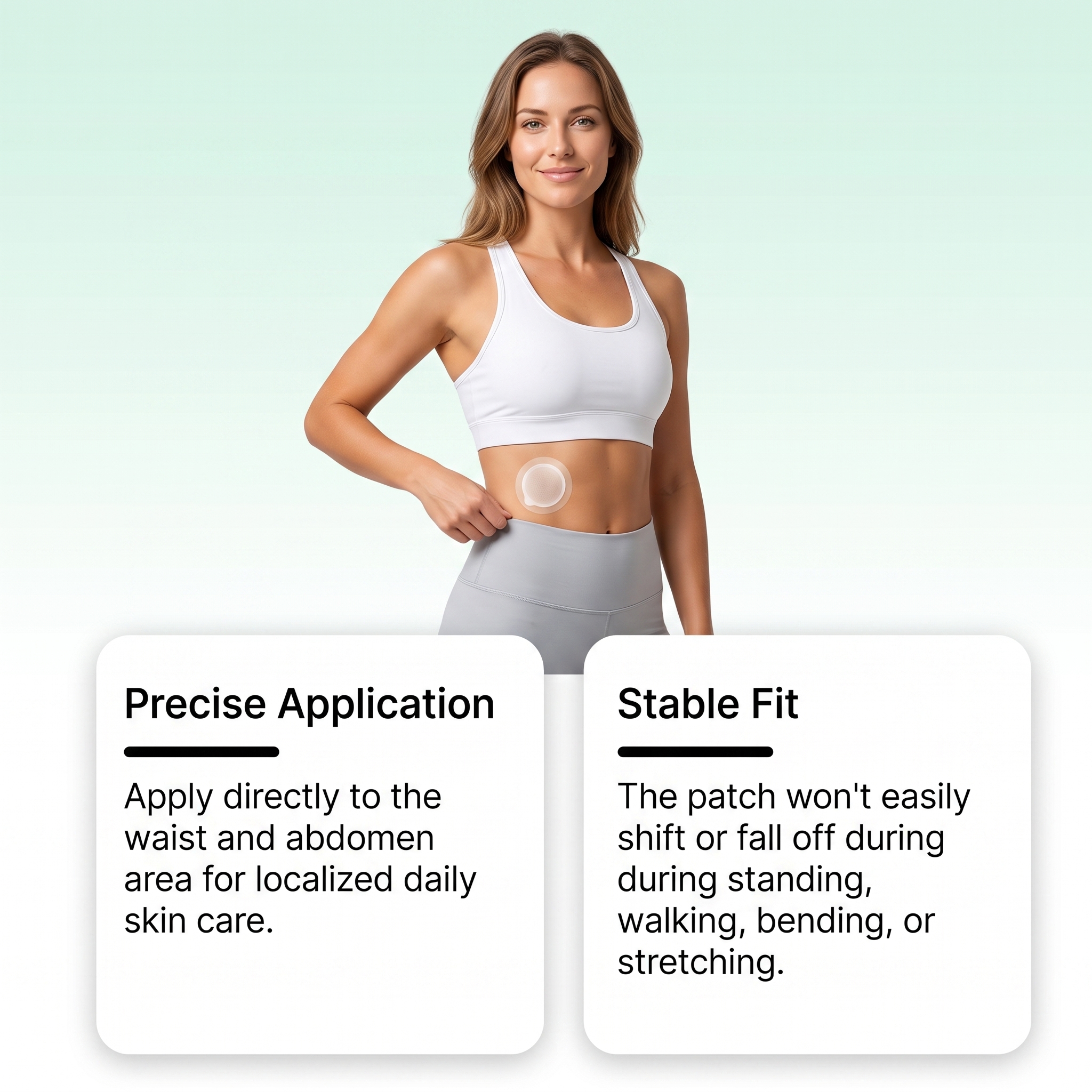 Body Care Patch Contains Plant Essence Thin Breathable Hydrating Fit Local Skin Moisturizing Gentle Care