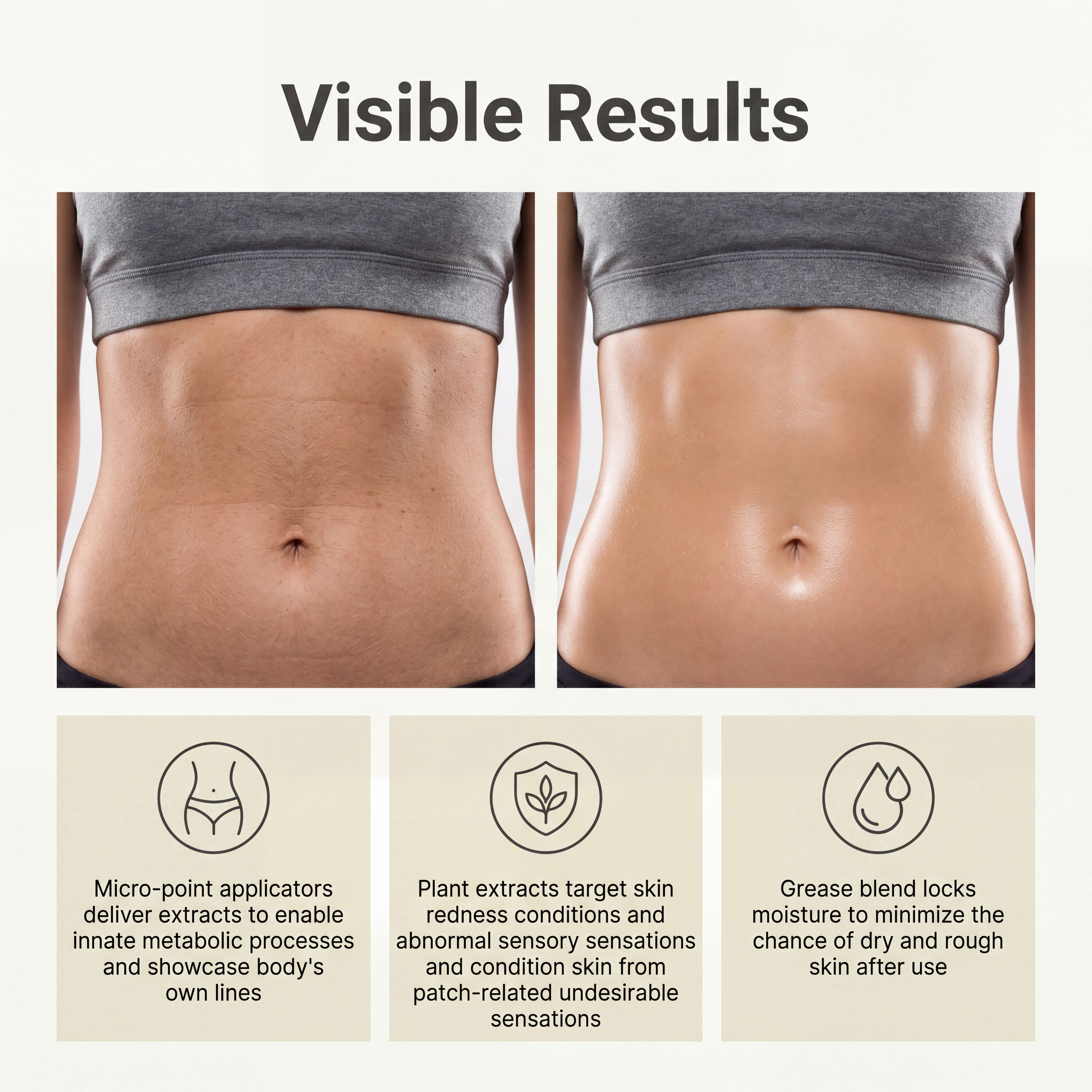 Body Care Patch Turmeric Plant Extract Slim Figure Shaping Skin Friendly Comfort Care Patch