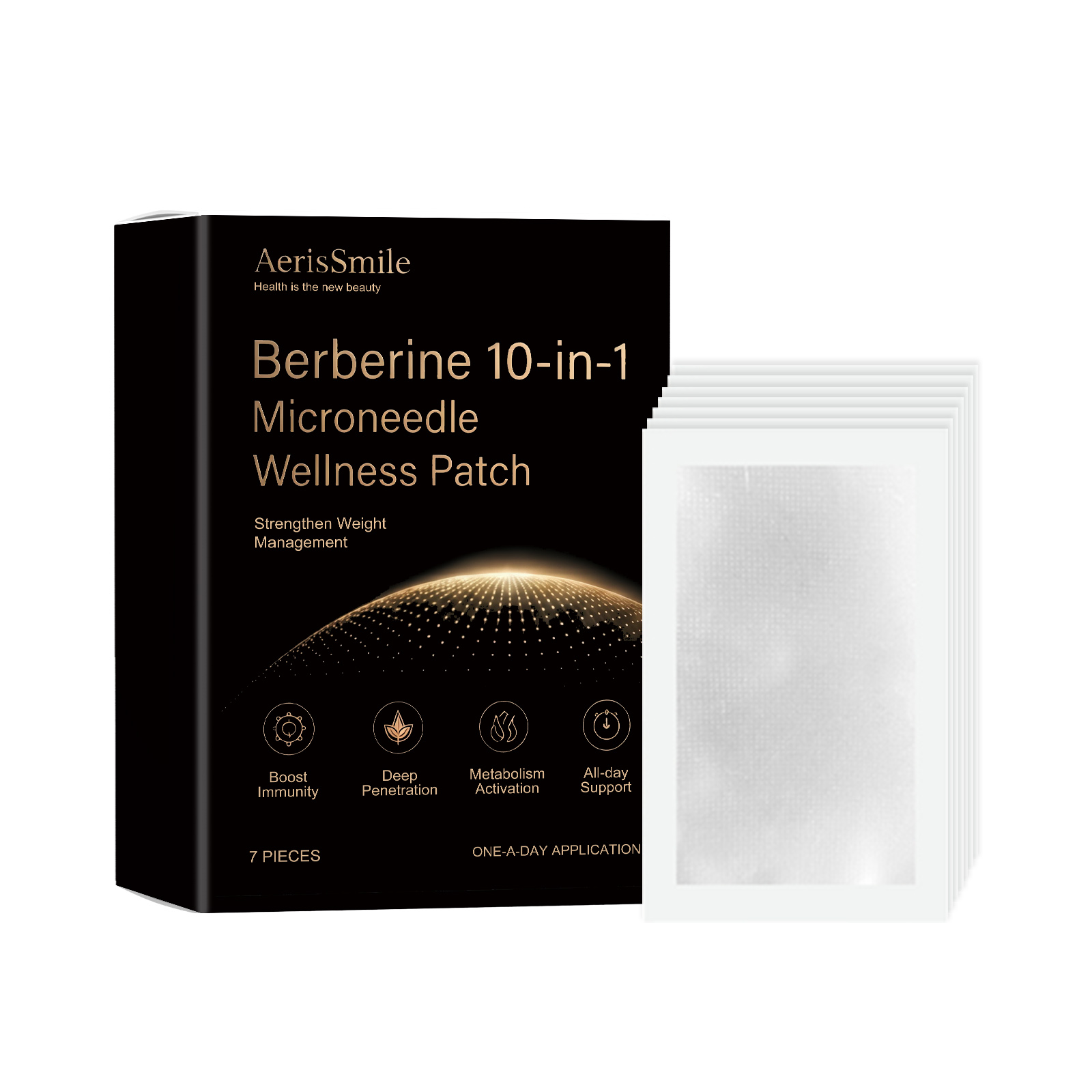 Body Slimming Microneedle Patch Mild Vitamin C E Deep Release Ingredients Convenient Instant Use Skin Maintenance