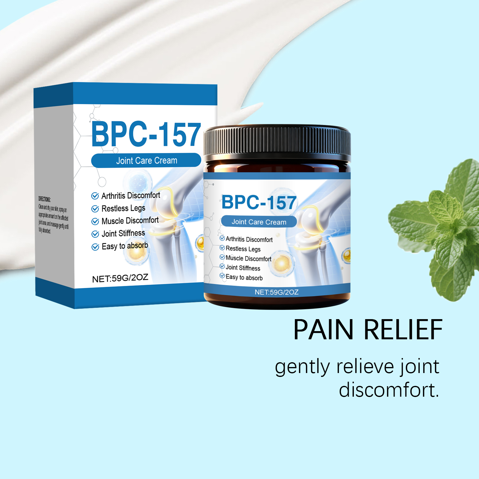 Joint Care Cream Mild Nourishing Comfortable Body Joint Light Texture Daily Nourish Massage Lotion