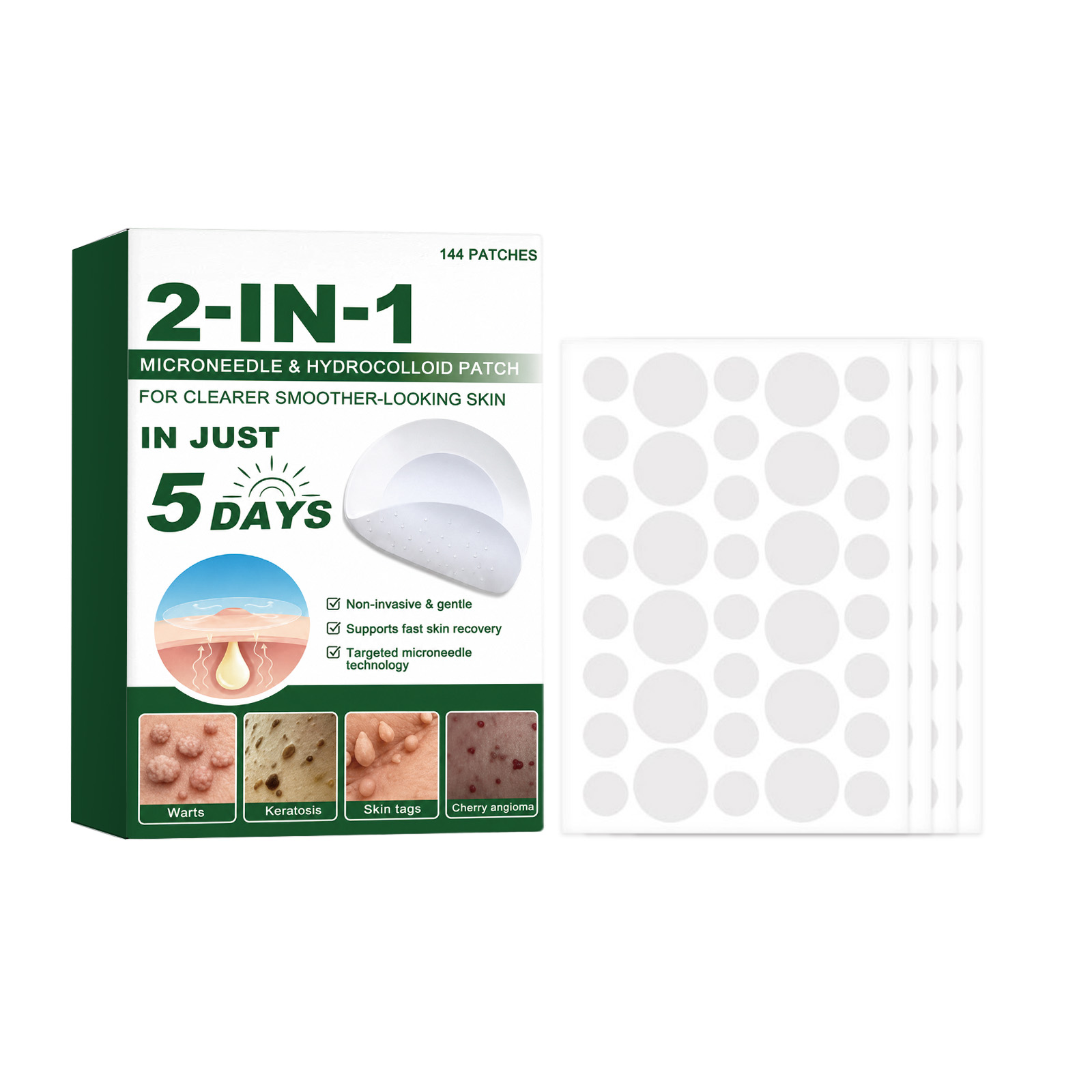 Skin Revitalizing Care Patch Soft Gentle Breathable Daily Body Skin Nourish Smooth Delicate Sheet