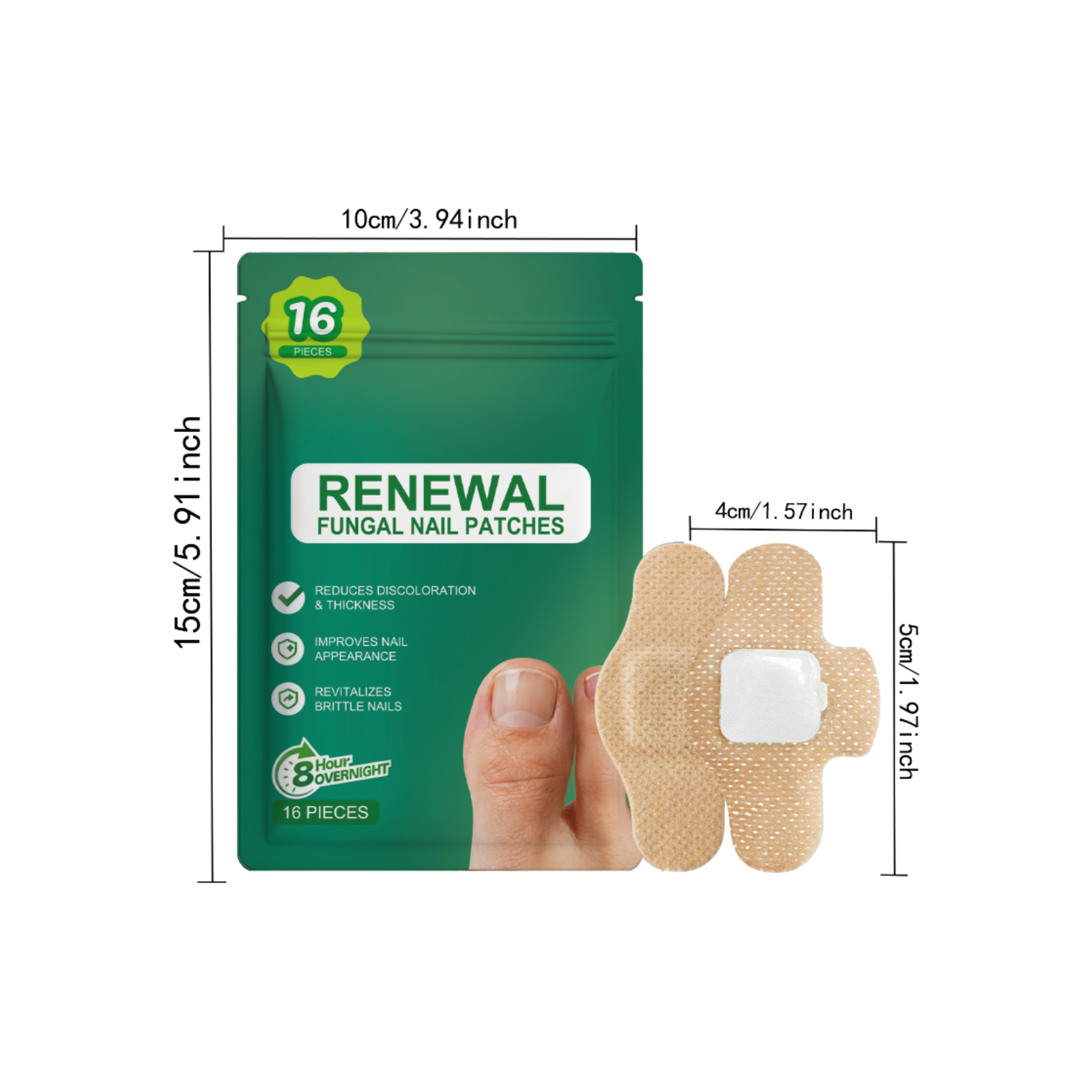 Nail Care Patch Gentle Protect Foot Nail Fit Nail Surface Thin Breathable Comfortable Daily Nail Care Sticker