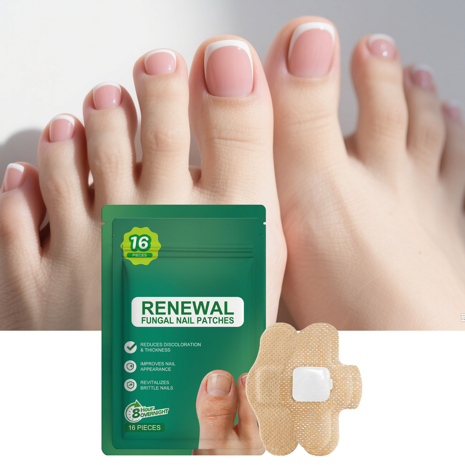 Nail Care Patch Gentle Protect Foot Nail Fit Nail Surface Thin Breathable Comfortable Daily Nail Care Sticker
