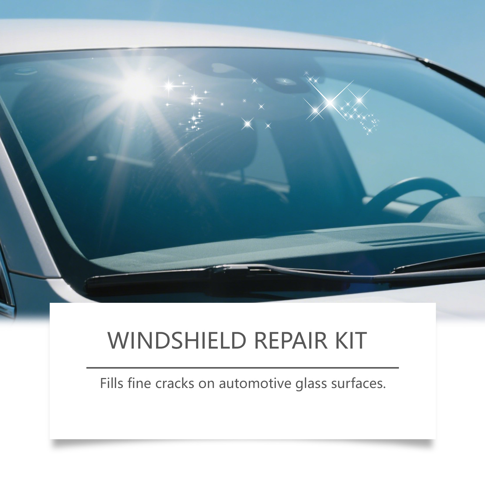Windshield Crack Repair Kit For Automotive Front Windshield Household Convenient Operation Set For Vehicle Front Glass Surface