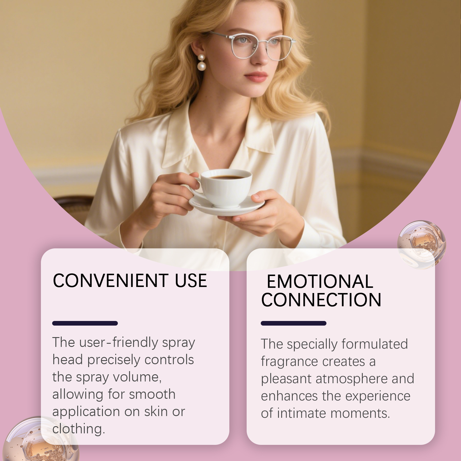Charming Lavender Perfume Mild Natural Fresh Elegant Longlasting Portable Graceful Daily Fragrance Soft Delicate Aroma