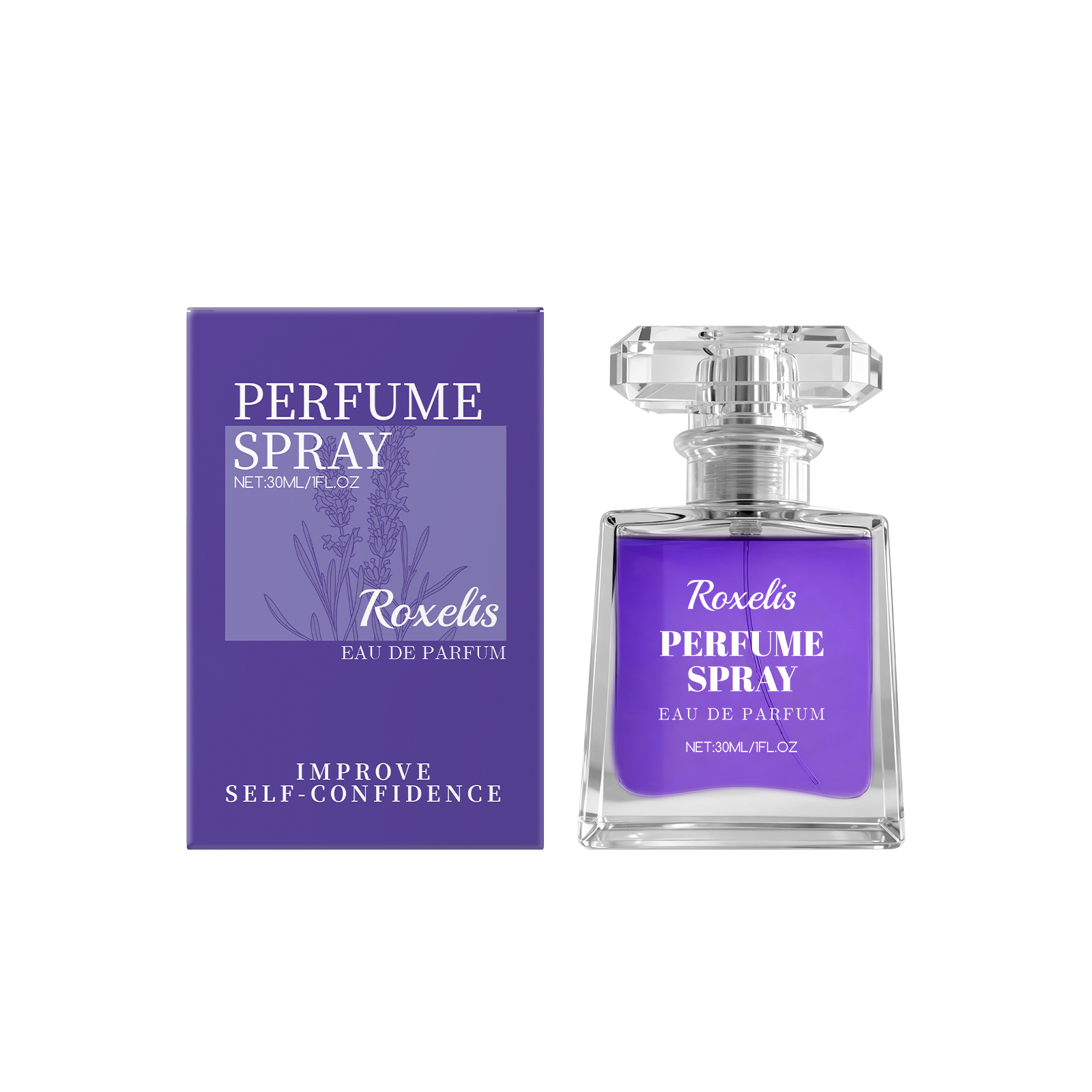 Charming Lavender Perfume Mild Natural Fresh Elegant Longlasting Portable Graceful Daily Fragrance Soft Delicate Aroma
