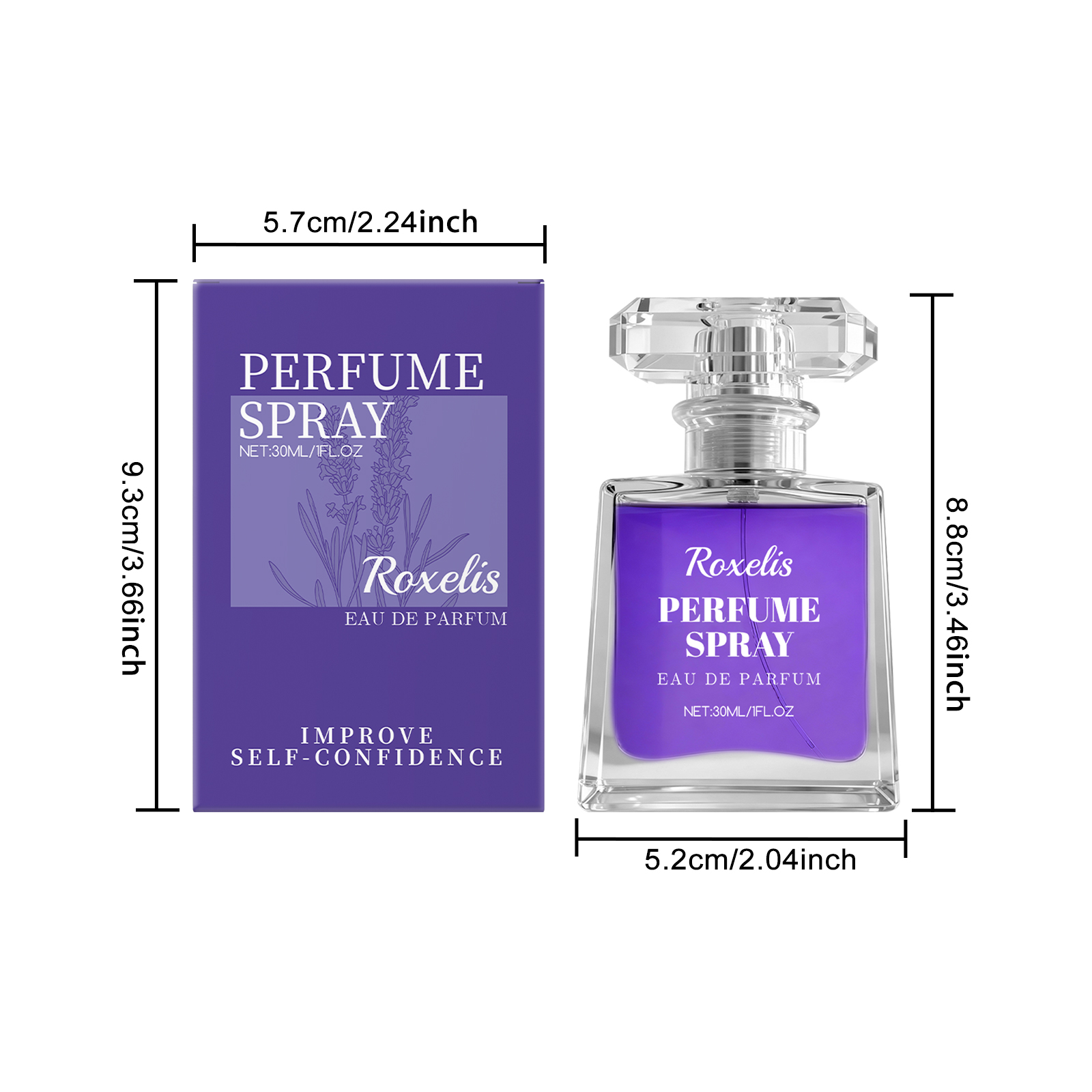 Charming Lavender Perfume Mild Natural Fresh Elegant Longlasting Portable Graceful Daily Fragrance Soft Delicate Aroma