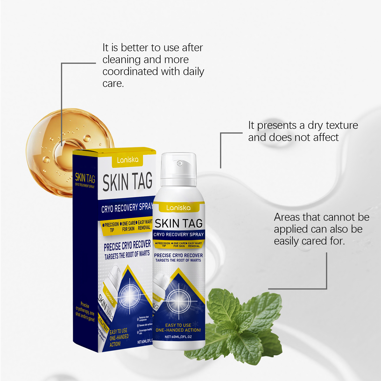 Skin Care Spray Gentle Cleansing Smooth Skin Moisturizing Soft For External Use Care