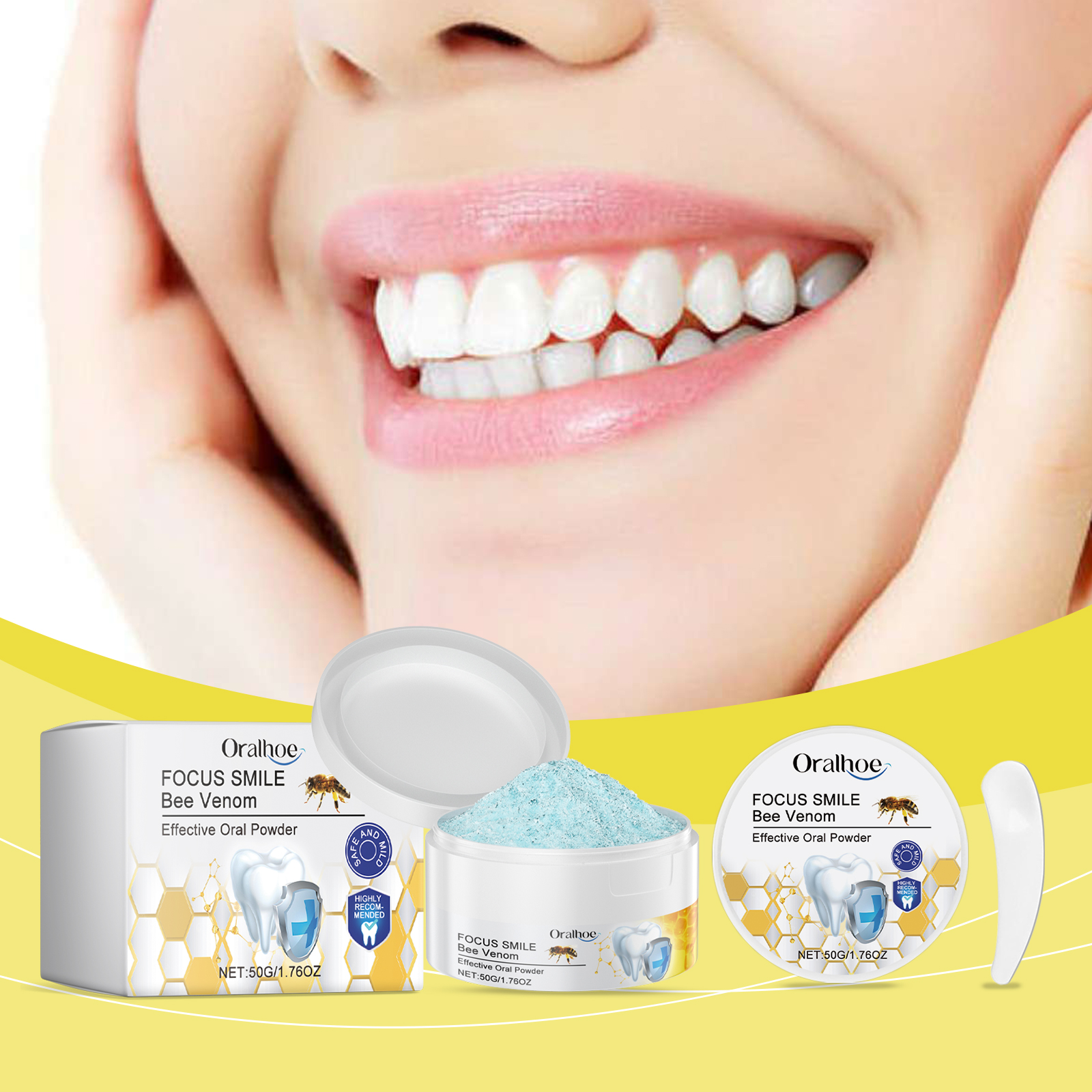 Dental Care Teeth Powder Freshen Breath Remove Odor Clean Stains Brighten Oral Sanitary Care