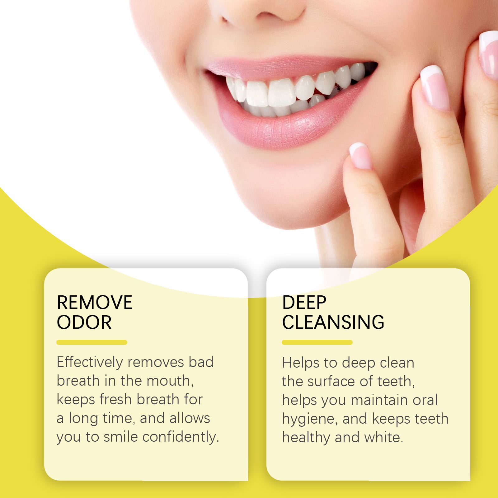 Dental Care Teeth Powder Freshen Breath Remove Odor Clean Stains Brighten Oral Sanitary Care
