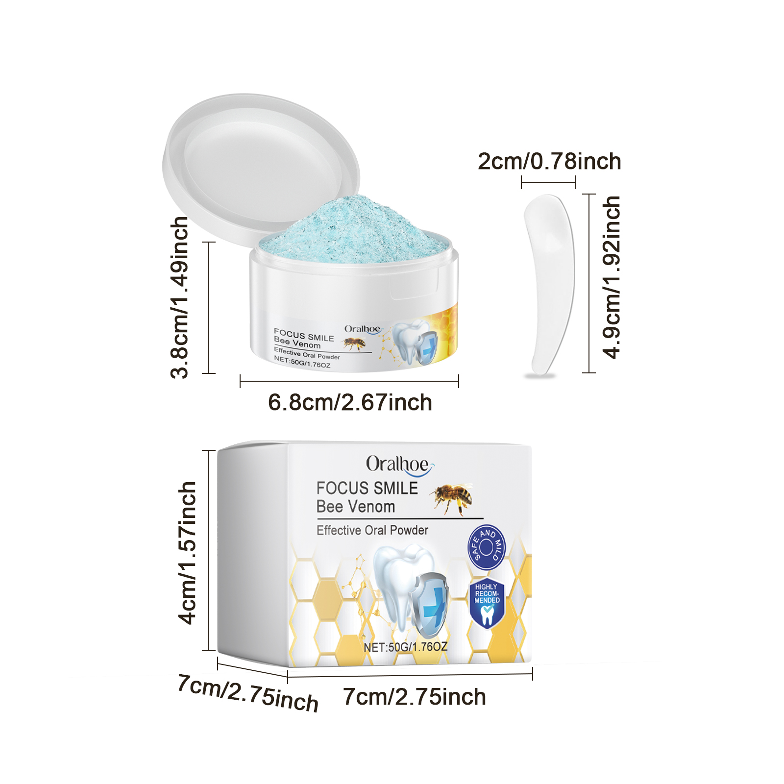 Dental Care Teeth Powder Freshen Breath Remove Odor Clean Stains Brighten Oral Sanitary Care