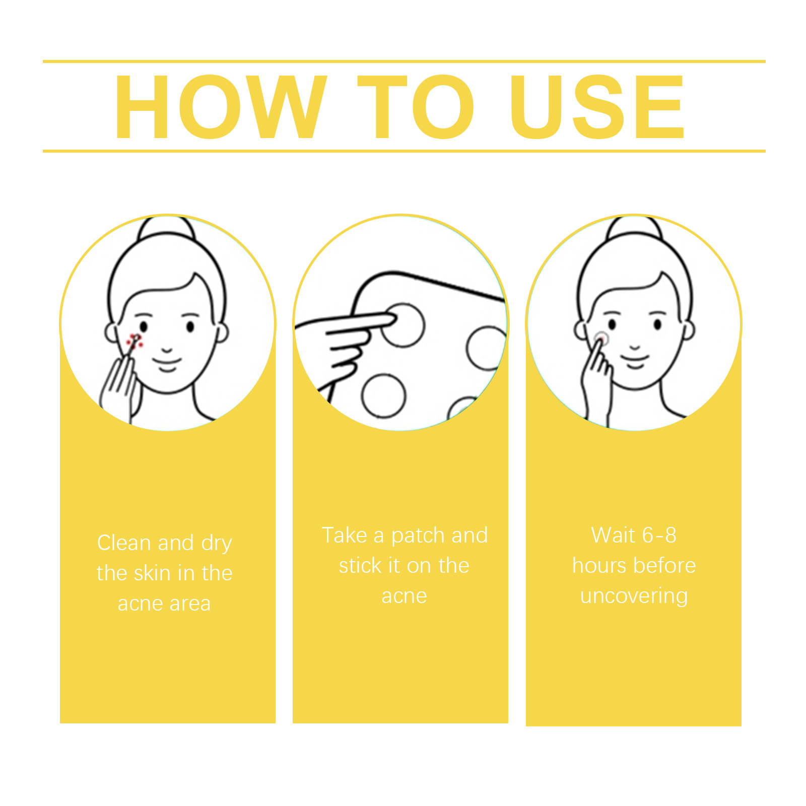 Star Shaped Facial Acne Patch Acne Clearing Skin Care Invisible Cover Facial Care Pimple