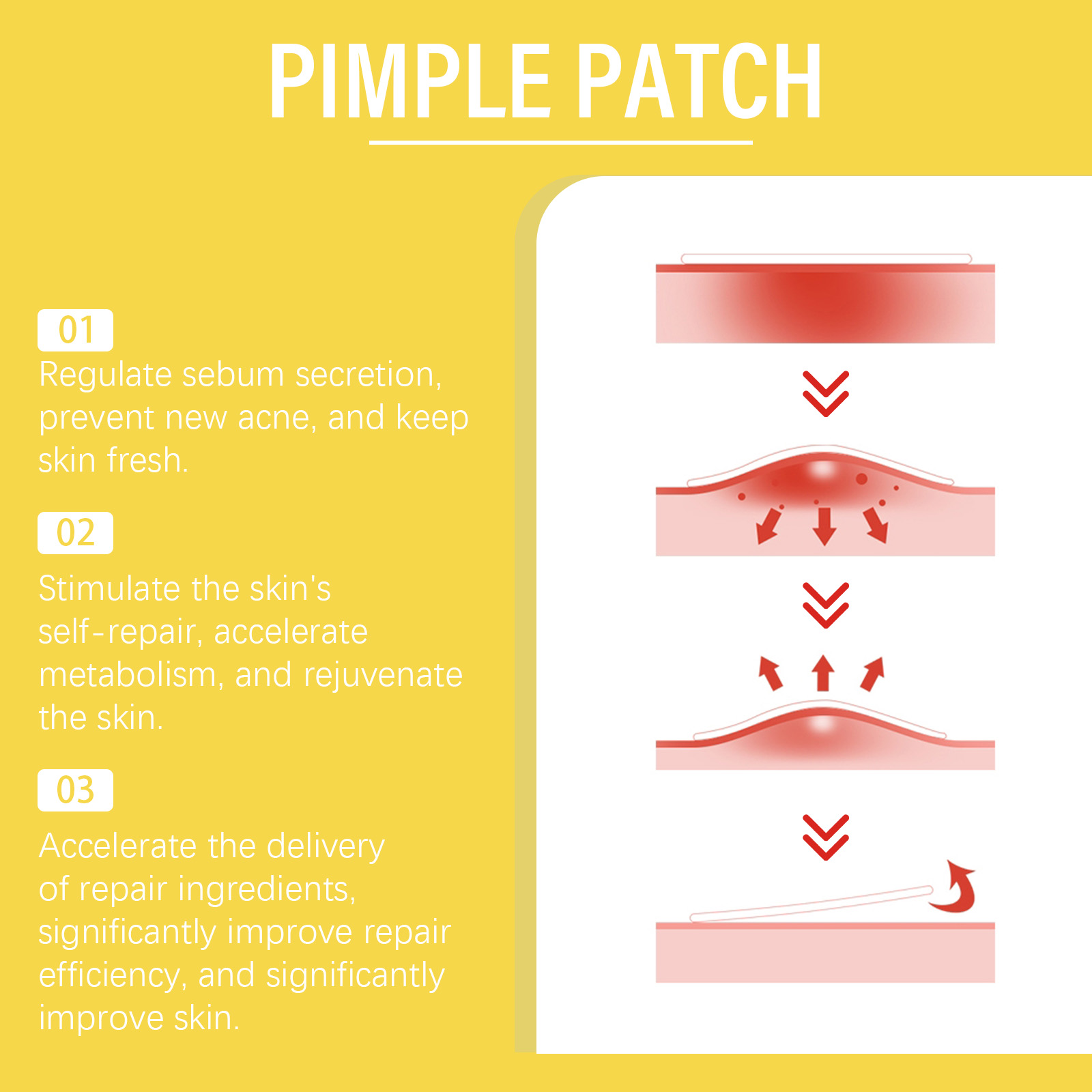 Star Shaped Facial Acne Patch Acne Clearing Skin Care Invisible Cover Facial Care Pimple