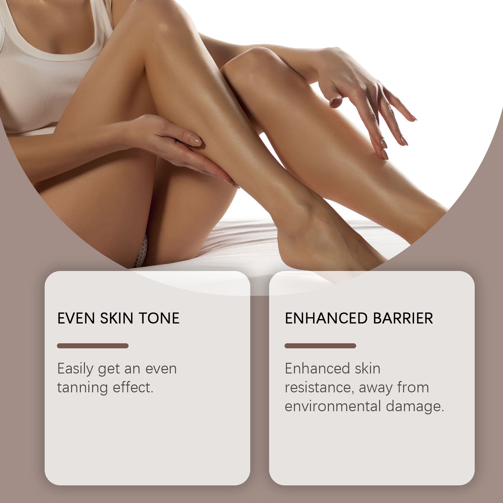 2PCS Drinkable Sunless Tanning Drops To Moisturizing Bronzing Tanner Effortless Effective Dark-Tan Drops For Face Body
