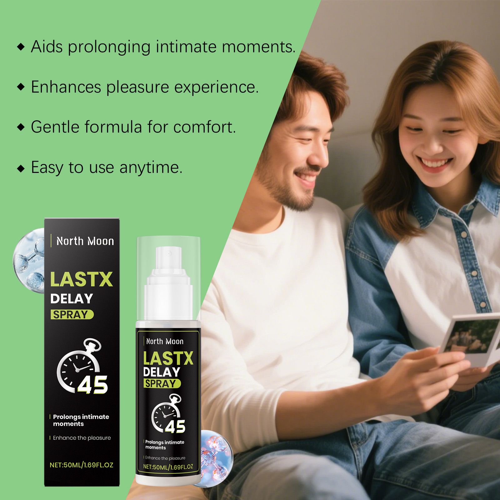 Herbal Men Care Spray Gentle Formula For Daily Personal Comfort And Body Care