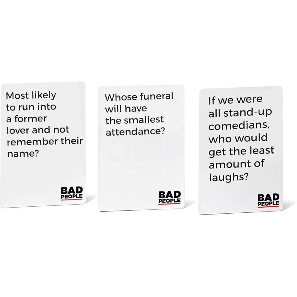 BAD PEOPLE - The Adult Party Game You Probably Shouldn't Play