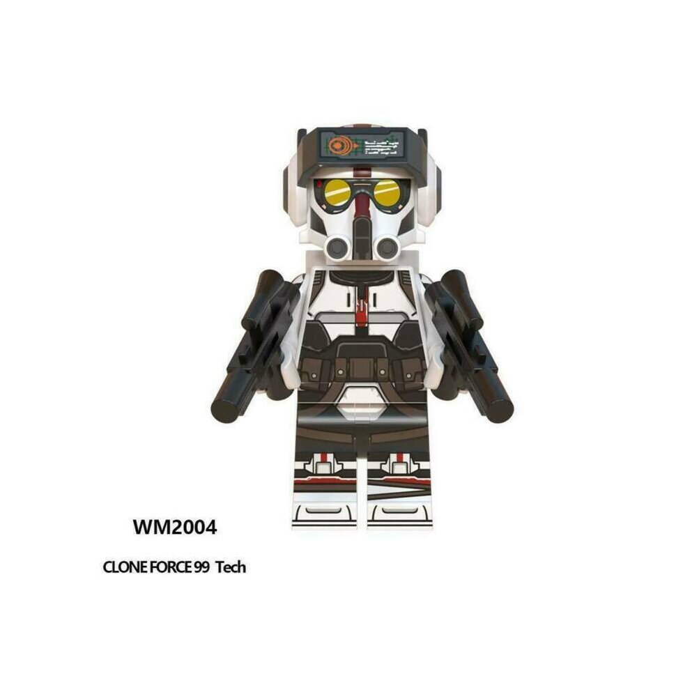 Star Wars Minifigures Clone Wars Jesse Rex Cody Building Blocks with Weapons Accessories Toy Collection Mini Block Set Fit Lego Birthday Party  Room Decoration Cake Toppers