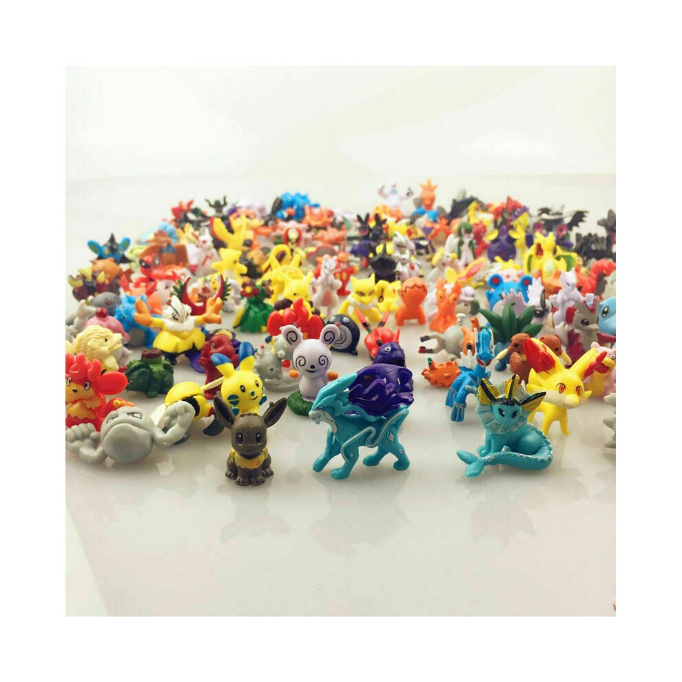 144pcs Pokemon Monster Collectible Action Figures Doll Set Kids Toy