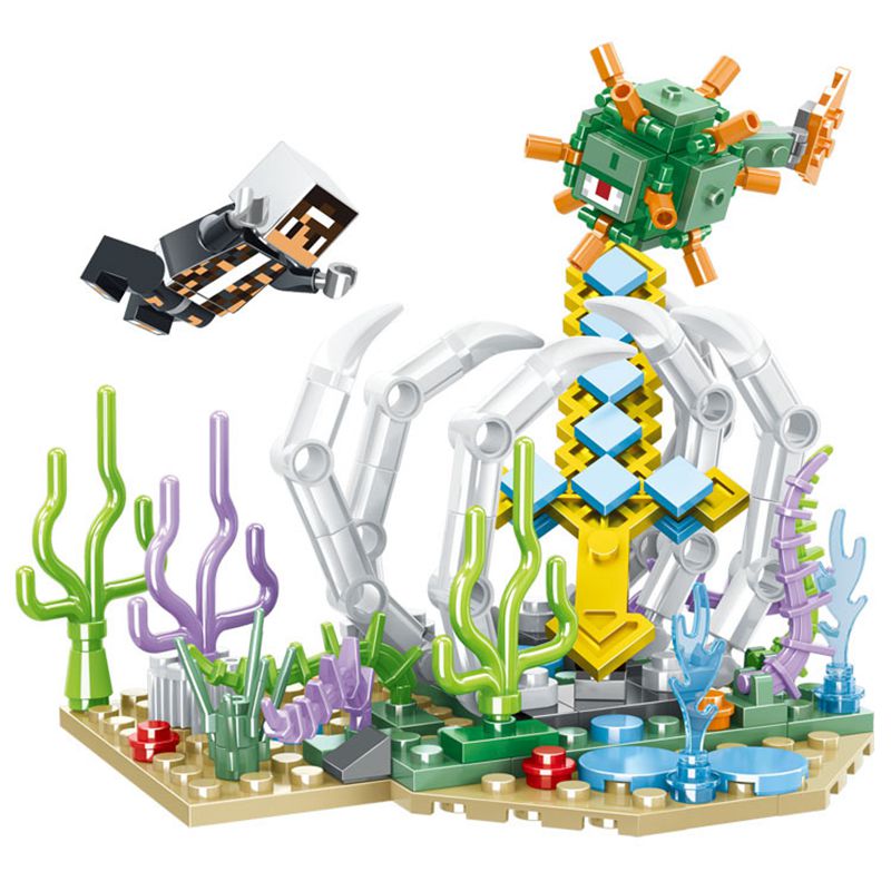 My World The Sea Ocean Underwater Building Blocks Toys Compatible With Model