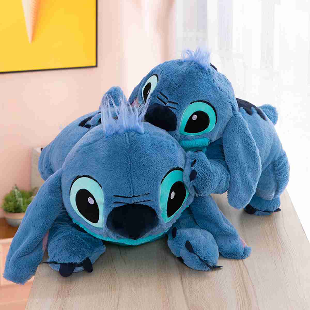 (18inch~45cm) Stitch Soft Plush Toy for Kids,Cartoon Animation Stitch, Plush Toy Series ‘Lilo and Stitch’, Big Cuddly Toy, 39inch Cushion with Childrens Birthday Party