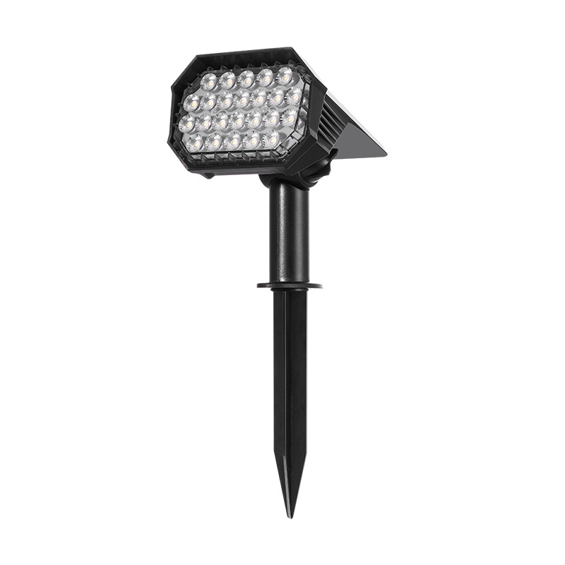 Solar Spotlight Outdoor Garden Lights Wall Lights Warm White for Fence Pathway Porch Walkway Lawn Decoration