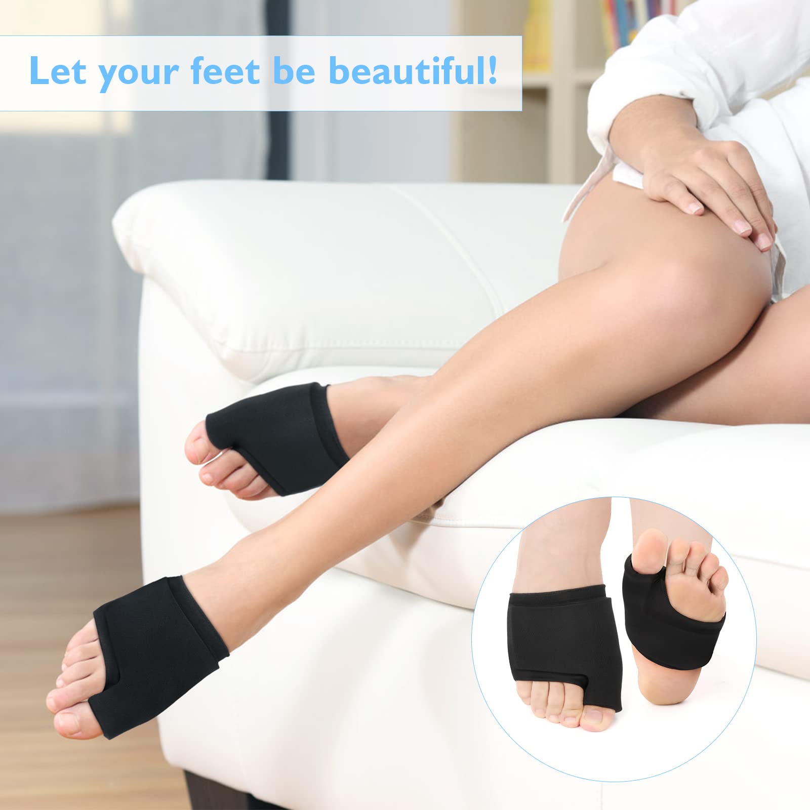 Forefoot Toe Ice Pack Ball of Foot Pain Relief Cold Heat Therapy for Swelling Plantar Fasciitis Blisters Bunions Hallux Valgus Sport Injuries Flat Feet