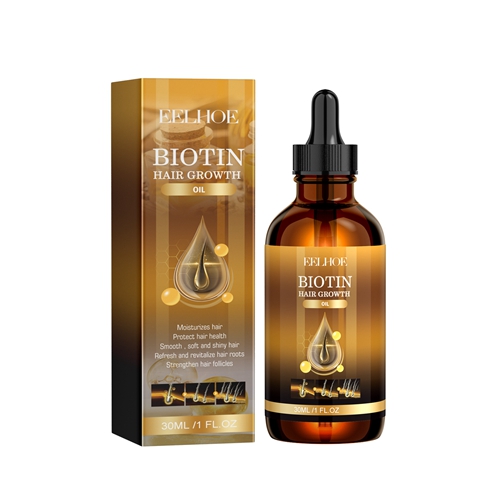 EELHOE Biotin Hair Spray For Man Women Repair Damage Restore Oil Scalp Repair Serum Spray Thicken Hair Health Care Anti Hair Loss Hair Growth Treatment
