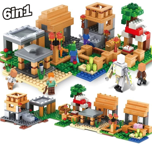 700pcs Minecraft The Village Building Kit Blocks Kids Xmas Gift