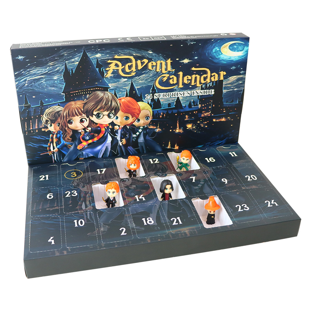Kids Christmas Harry Potter Figures 24 Days Countdown Advent Calendar Toys Surprise Xmas Gifts