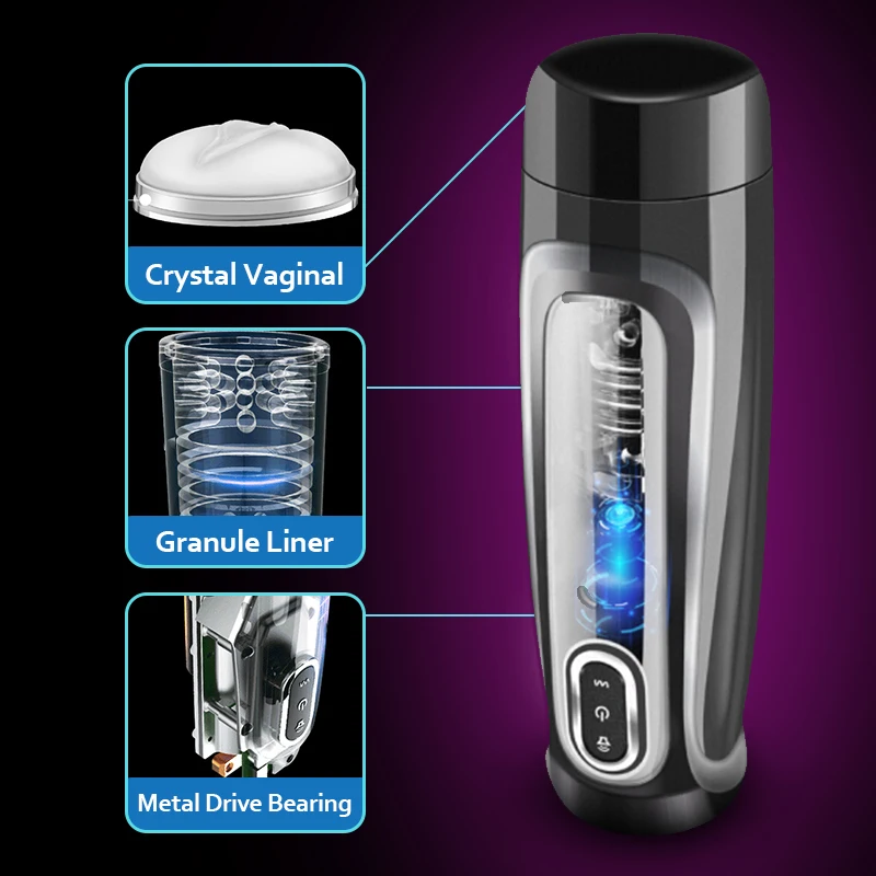 Male Masturbator Automatic Retractable Rotary Airplane Cup Vagina Vulva Japanese Pronunciation Orgasm Toy Aldult Sex Toys Erotic Penis Trainer