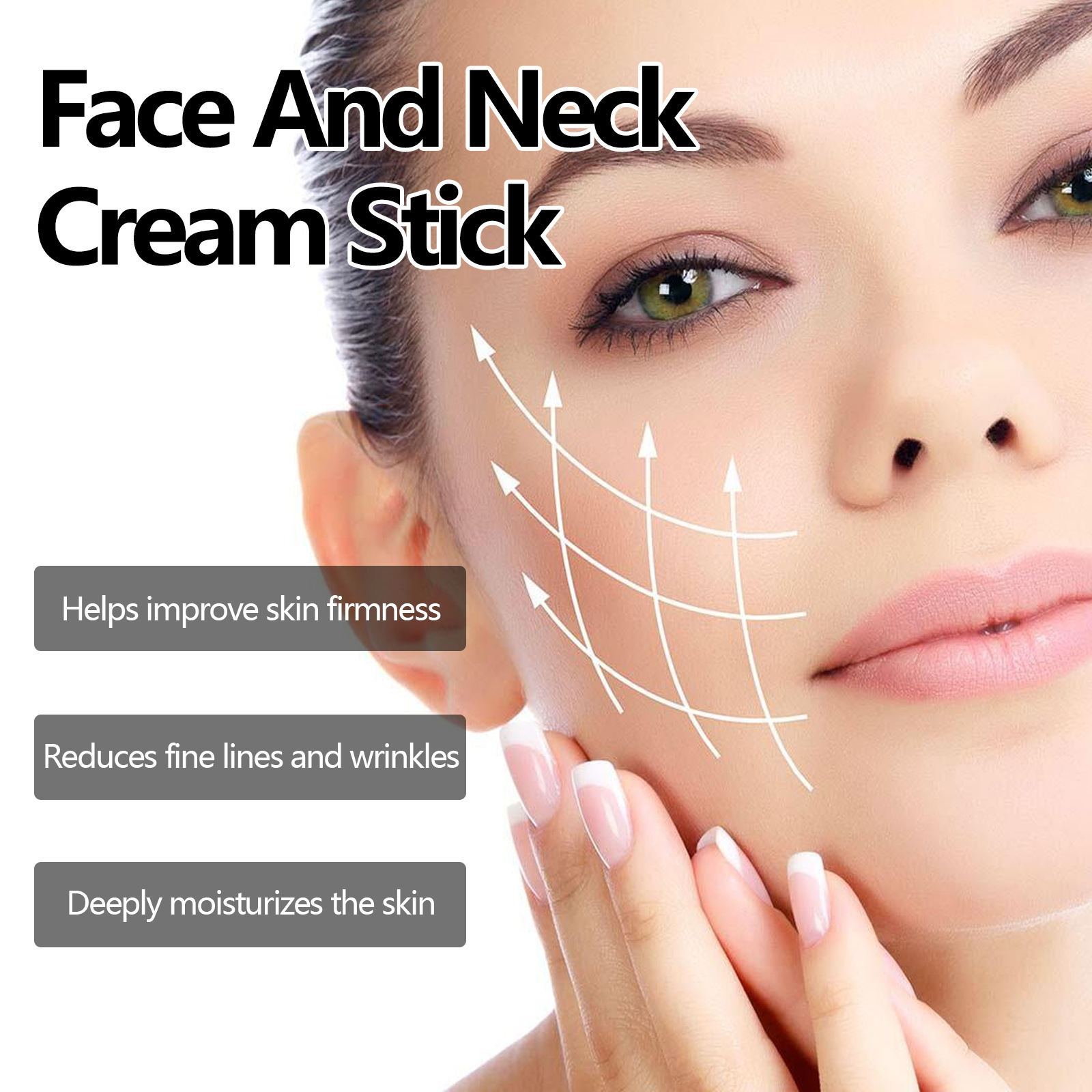 EELHOE Turmeric Face Neck Cream Lifting Firming Neck Lines Face Neck Care