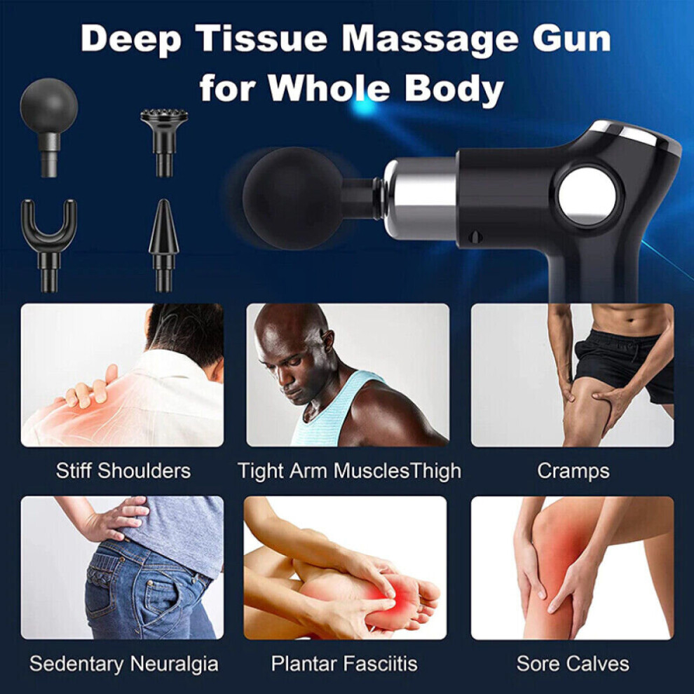 32 Speeds Massage Gun Deep Tissue Handheld Percussion Muscle Massager